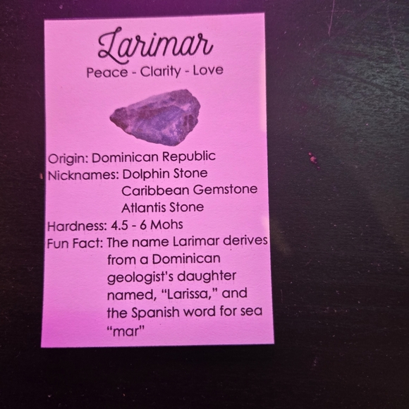 Authentic Larimar Crystal Beaded Bracelet - Picture 3 of 3